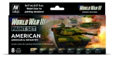 WWIII Paint Set American Armour & Infantry