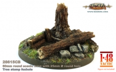 28mm round scenic base (1 x 25mm round hole) 28615CB