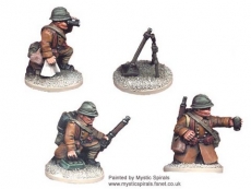 WWF012 - French 60mm Mortar & crew (1 mortar, 3 crew)