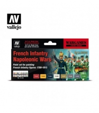 Set Vallejo Model Color 8 u. (17 ml.) French Infantry Napoleonic Wars