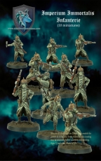 Shieldwolf Miniatures Immortalis Infanterie Squad of 10