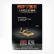 Fallschirmjager HMG Platoon (Late War x4 Guns  Plastic)