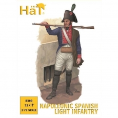 Hat: 1/72; Napoleonic Spanish Light Infantry - (32 figures/box)