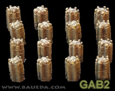 28mm  GAB2 - Wickerwork gabions GAB2