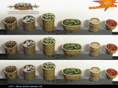 28mm wicker baskets (18 pcs.)