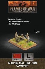 Maksim Machine-Gun Company (Late War x6 Guns  Plastic)