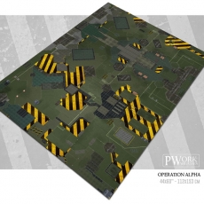 Operation Alpha - Wargames Terrain Mat 112X153CM