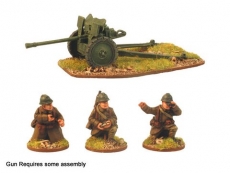 WWF020 - French 25mm AT Gun & 3 Crew