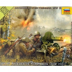 1:72 SOVIET MACHINEGUN CREW 1941