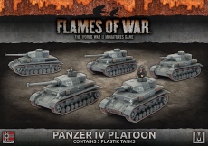 Panzer IV Platoon (x5 Plastic)