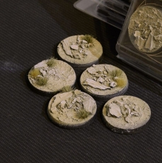 Arid Steppe Bases Round 40mm (x5)