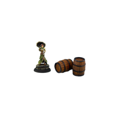 Large Wooden Barrels (2)