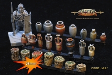 28mm Ancient tableware (27 pcs.)