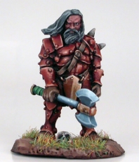 Male Dwarven Fighter With Weapon Assortment