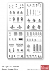 1/72nd German stowage and tank commanders