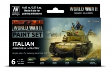 WWII Paint Set Italian Armour & Infantry