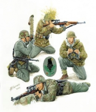 Zvezda 3595 German sniper team